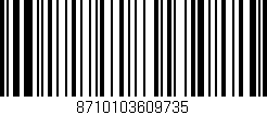 Código de barras (EAN, GTIN, SKU, ISBN): '8710103609735'