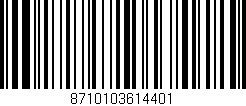 Código de barras (EAN, GTIN, SKU, ISBN): '8710103614401'