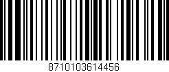 Código de barras (EAN, GTIN, SKU, ISBN): '8710103614456'