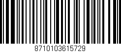 Código de barras (EAN, GTIN, SKU, ISBN): '8710103615729'