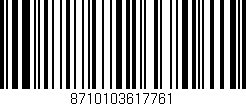 Código de barras (EAN, GTIN, SKU, ISBN): '8710103617761'