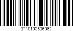 Código de barras (EAN, GTIN, SKU, ISBN): '8710103636962'