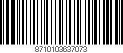 Código de barras (EAN, GTIN, SKU, ISBN): '8710103637073'