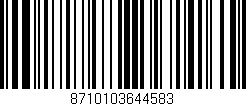 Código de barras (EAN, GTIN, SKU, ISBN): '8710103644583'