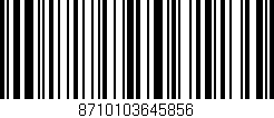 Código de barras (EAN, GTIN, SKU, ISBN): '8710103645856'