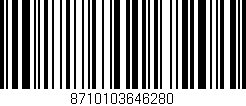 Código de barras (EAN, GTIN, SKU, ISBN): '8710103646280'