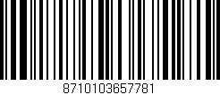 Código de barras (EAN, GTIN, SKU, ISBN): '8710103657781'