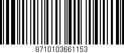 Código de barras (EAN, GTIN, SKU, ISBN): '8710103661153'
