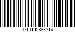 Código de barras (EAN, GTIN, SKU, ISBN): '8710103666714'