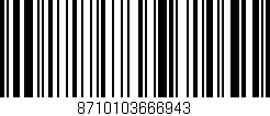 Código de barras (EAN, GTIN, SKU, ISBN): '8710103666943'