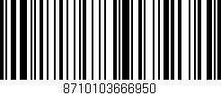 Código de barras (EAN, GTIN, SKU, ISBN): '8710103666950'