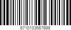 Código de barras (EAN, GTIN, SKU, ISBN): '8710103667889'