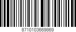 Código de barras (EAN, GTIN, SKU, ISBN): '8710103669869'