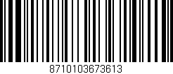 Código de barras (EAN, GTIN, SKU, ISBN): '8710103673613'