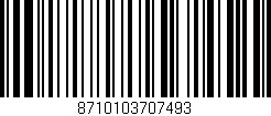 Código de barras (EAN, GTIN, SKU, ISBN): '8710103707493'