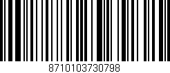 Código de barras (EAN, GTIN, SKU, ISBN): '8710103730798'