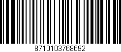Código de barras (EAN, GTIN, SKU, ISBN): '8710103768692'