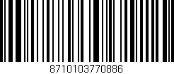 Código de barras (EAN, GTIN, SKU, ISBN): '8710103770886'