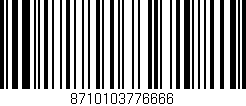 Código de barras (EAN, GTIN, SKU, ISBN): '8710103776666'