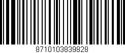 Código de barras (EAN, GTIN, SKU, ISBN): '8710103839828'