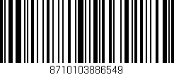 Código de barras (EAN, GTIN, SKU, ISBN): '8710103886549'