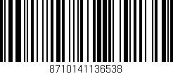 Código de barras (EAN, GTIN, SKU, ISBN): '8710141136538'