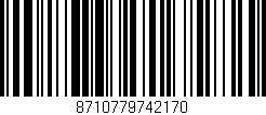Código de barras (EAN, GTIN, SKU, ISBN): '8710779742170'