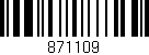 Código de barras (EAN, GTIN, SKU, ISBN): '871109'