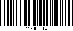 Código de barras (EAN, GTIN, SKU, ISBN): '8711500821430'