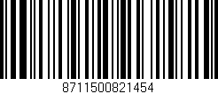 Código de barras (EAN, GTIN, SKU, ISBN): '8711500821454'