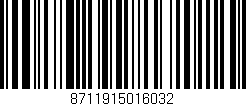 Código de barras (EAN, GTIN, SKU, ISBN): '8711915016032'