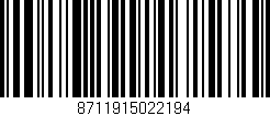Código de barras (EAN, GTIN, SKU, ISBN): '8711915022194'