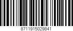 Código de barras (EAN, GTIN, SKU, ISBN): '8711915029841'