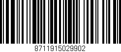 Código de barras (EAN, GTIN, SKU, ISBN): '8711915029902'