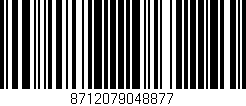 Código de barras (EAN, GTIN, SKU, ISBN): '8712079048877'