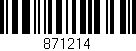 Código de barras (EAN, GTIN, SKU, ISBN): '871214'