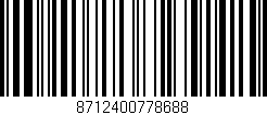 Código de barras (EAN, GTIN, SKU, ISBN): '8712400778688'