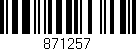 Código de barras (EAN, GTIN, SKU, ISBN): '871257'