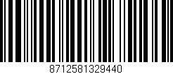 Código de barras (EAN, GTIN, SKU, ISBN): '8712581329440'