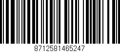 Código de barras (EAN, GTIN, SKU, ISBN): '8712581465247'