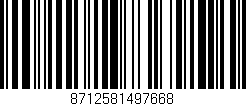 Código de barras (EAN, GTIN, SKU, ISBN): '8712581497668'