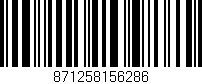 Código de barras (EAN, GTIN, SKU, ISBN): '871258156286'
