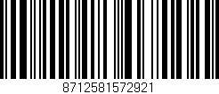 Código de barras (EAN, GTIN, SKU, ISBN): '8712581572921'