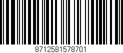 Código de barras (EAN, GTIN, SKU, ISBN): '8712581578701'