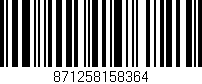 Código de barras (EAN, GTIN, SKU, ISBN): '871258158364'