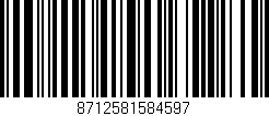 Código de barras (EAN, GTIN, SKU, ISBN): '8712581584597'