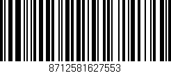 Código de barras (EAN, GTIN, SKU, ISBN): '8712581627553'