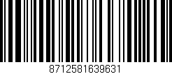 Código de barras (EAN, GTIN, SKU, ISBN): '8712581639631'