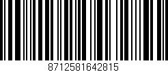 Código de barras (EAN, GTIN, SKU, ISBN): '8712581642815'