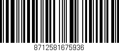 Código de barras (EAN, GTIN, SKU, ISBN): '8712581675936'